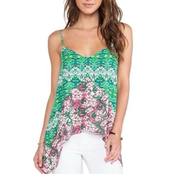 BCBGMaxAzria Cora Handkerchief Tank - Picture 11 of 11